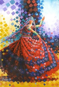 Bandah Ali, 24 x 36 Inch, Acrylic on Canvas, Figurative-Painting, AC-BNA-180